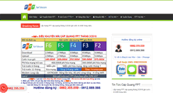 Desktop Screenshot of capquangfptsieutoc.com